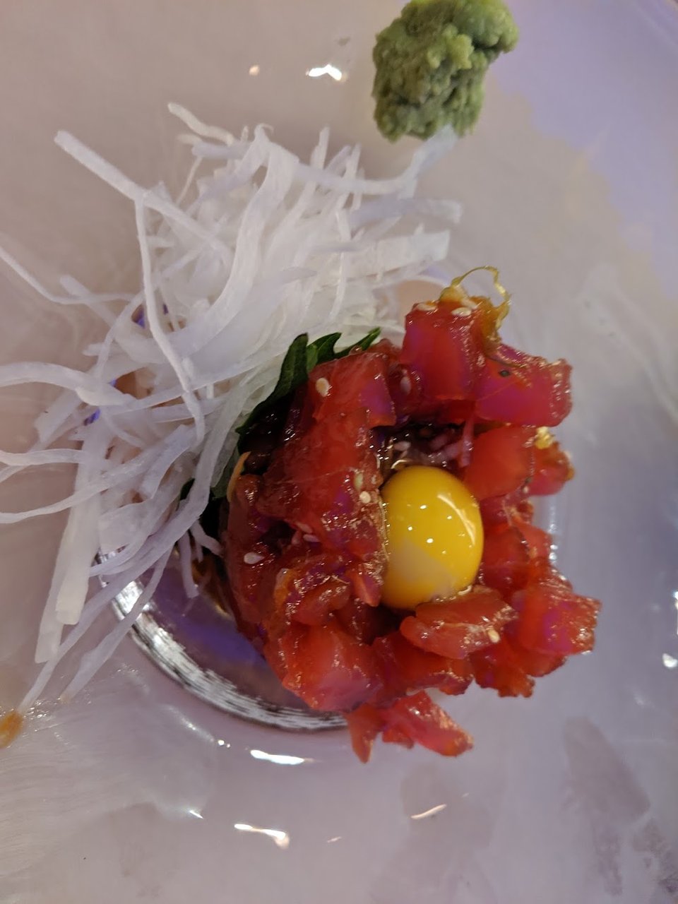 Quail Egg and Tuna